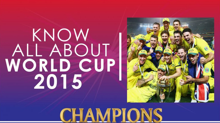 ICC Cricket World Cup 2015 Champions and runner up