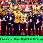 2019 FIVB Volleyball Men's World Cup Champions Brazil